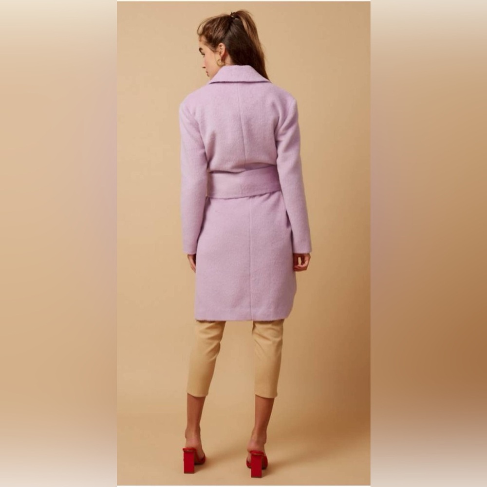 Finders Keepers Gravity Wool Woolen Coat S Lilac - Picture 3 of 11